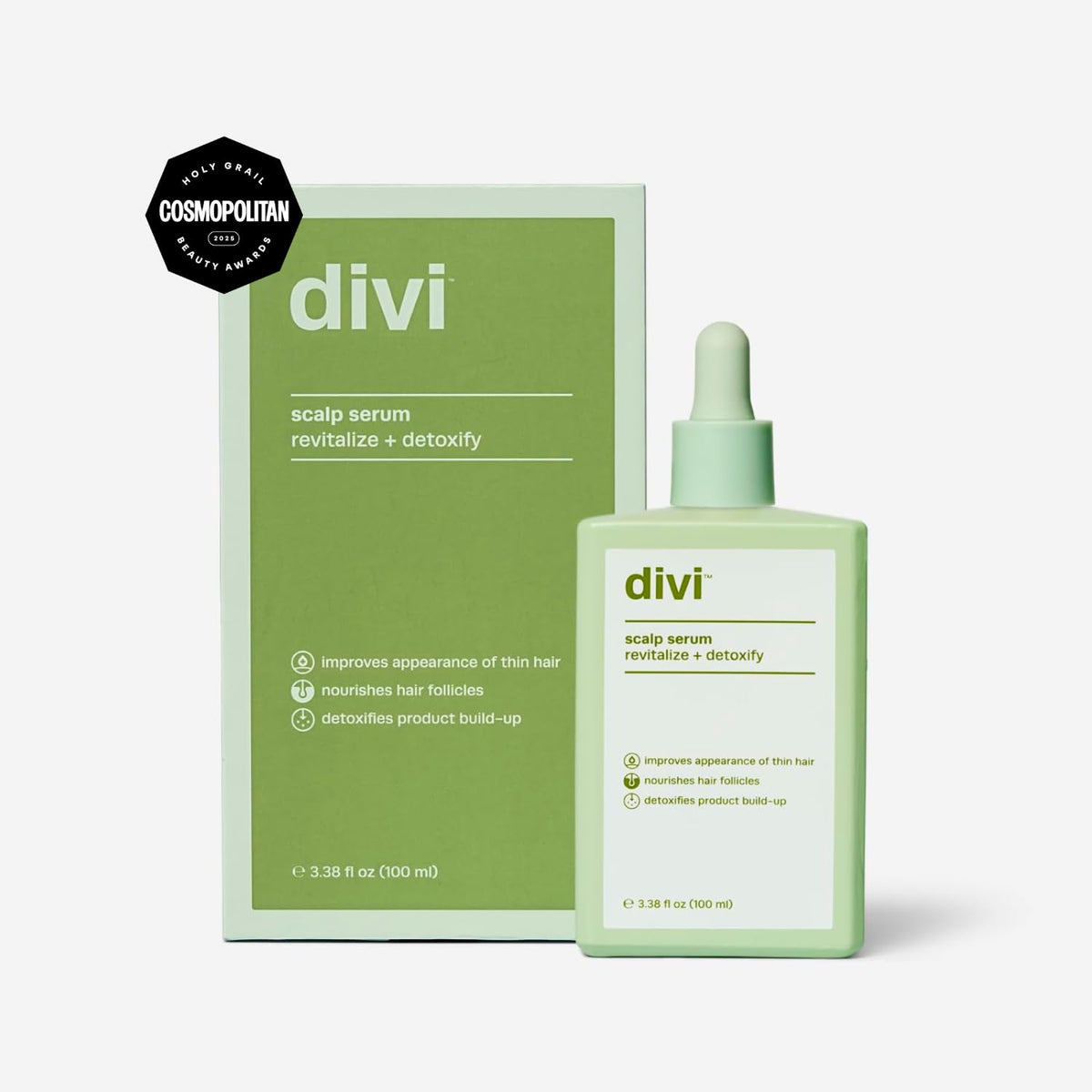 divi pipette dispense closeup demonstrating precise 1 ml application and easy dosing