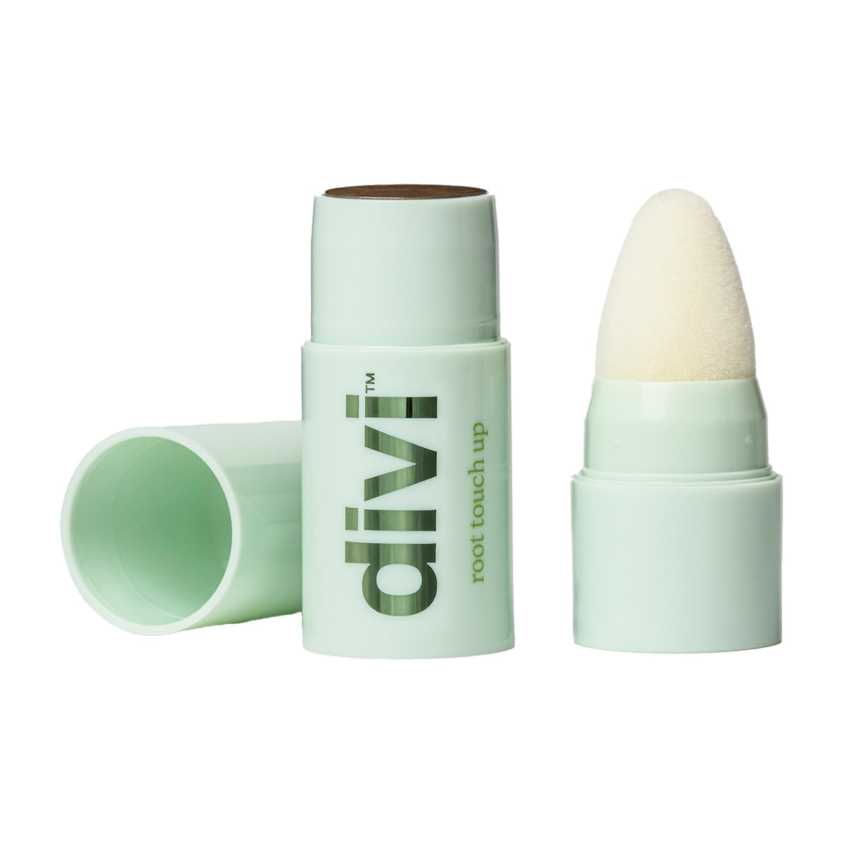 divi brush applicator close-up for precise root coverage