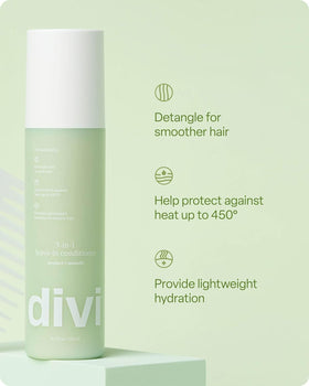 Divi product texture on hand highlighting non-greasy moisturizer benefit