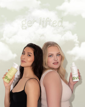 divi set packed in travel bag enabling volumizing care on the go