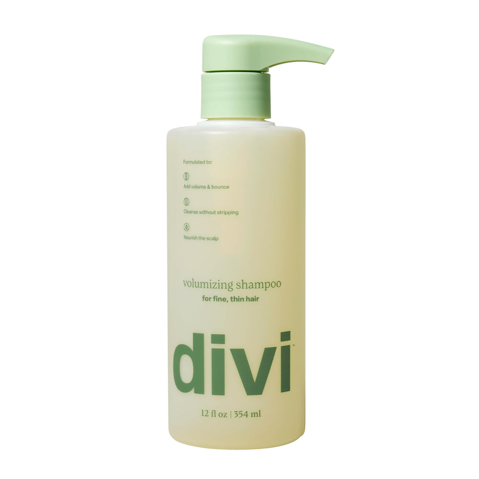 Divi front bottle view showing label and 12 fl oz size for easy identification and appeal