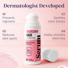 Divine Derriere label close-up showing active ingredients and claims