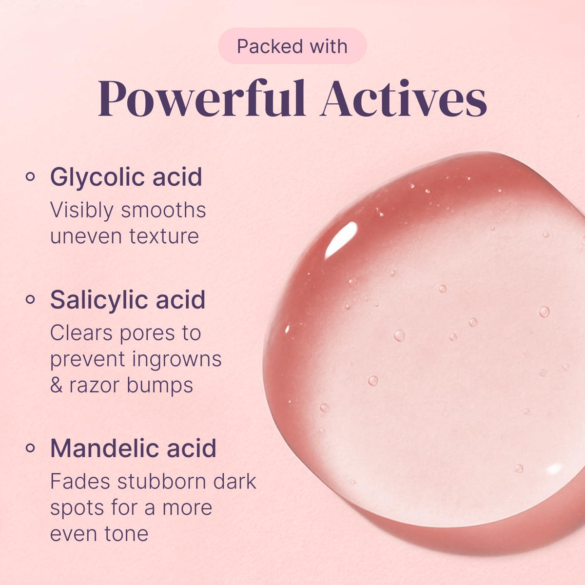 Divine Derriere roll-on applicator demonstrating precise, mess-free application