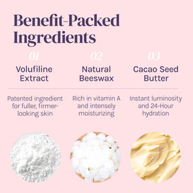 Divine Derriere Volufiline ingredient shot showcasing plant extract for firmer-looking contours benefit lifting