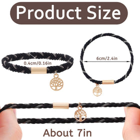 DIYDEC close-up braided texture showing soft nylon-cotton weave that reduces hair breakage