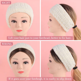 DiyJibb worn during yoga, wristband and headband absorb sweat and stay in place