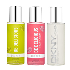 DKNY Be Delicious bottle in outdoor setting conveying fresh daytime wear