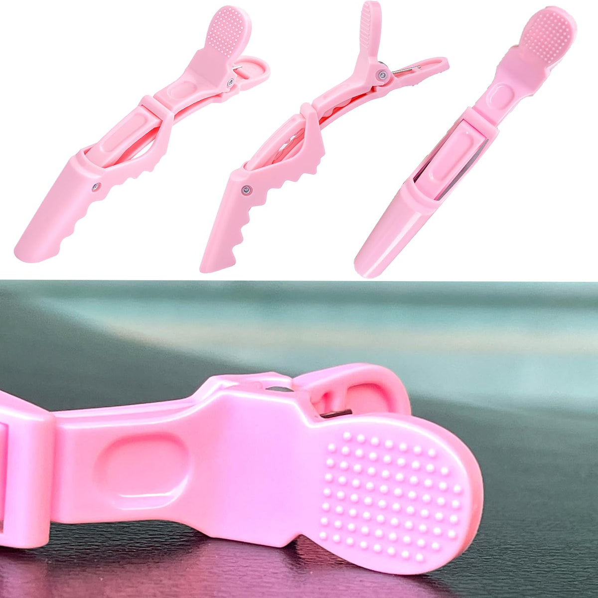 Dkpyt clip size shown in hand to show scale and easy handling benefit