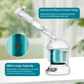 DKURQG widened water inlet open for easy cleaning and hygienic use