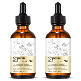 DLOMFVFQ front packaging showing two bottles, clear benefit: portable hair-reduction oil