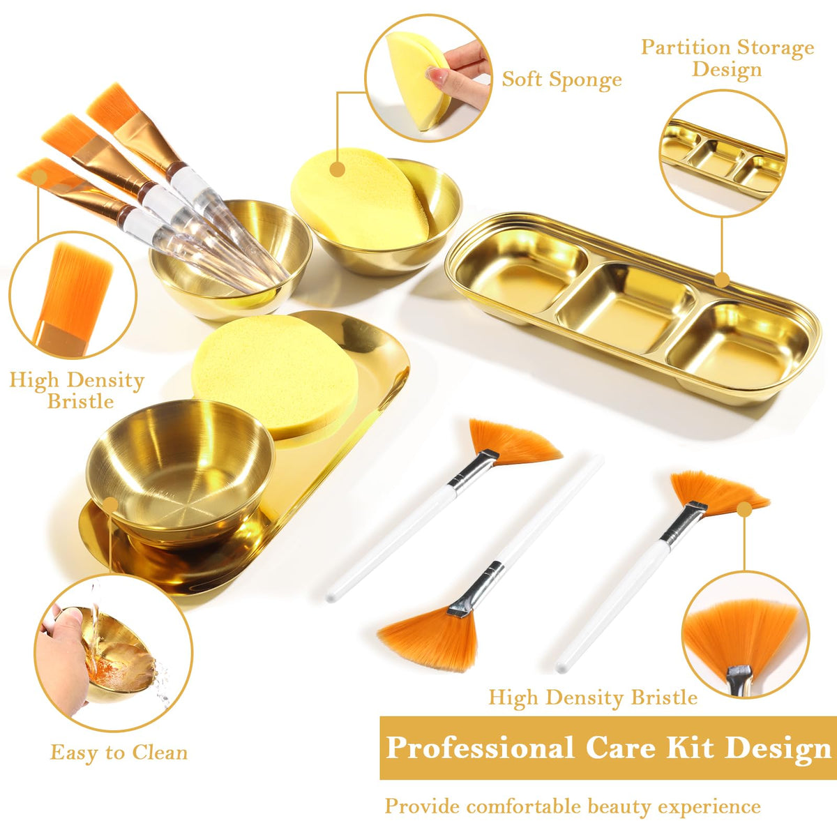 DLUGOPIS compressed sponges expanded to full size for easy cleansing