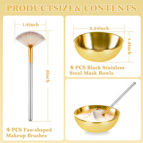 DLUGOPIS gold stainless steel bowl close-up highlighting durable easy-to-clean surface