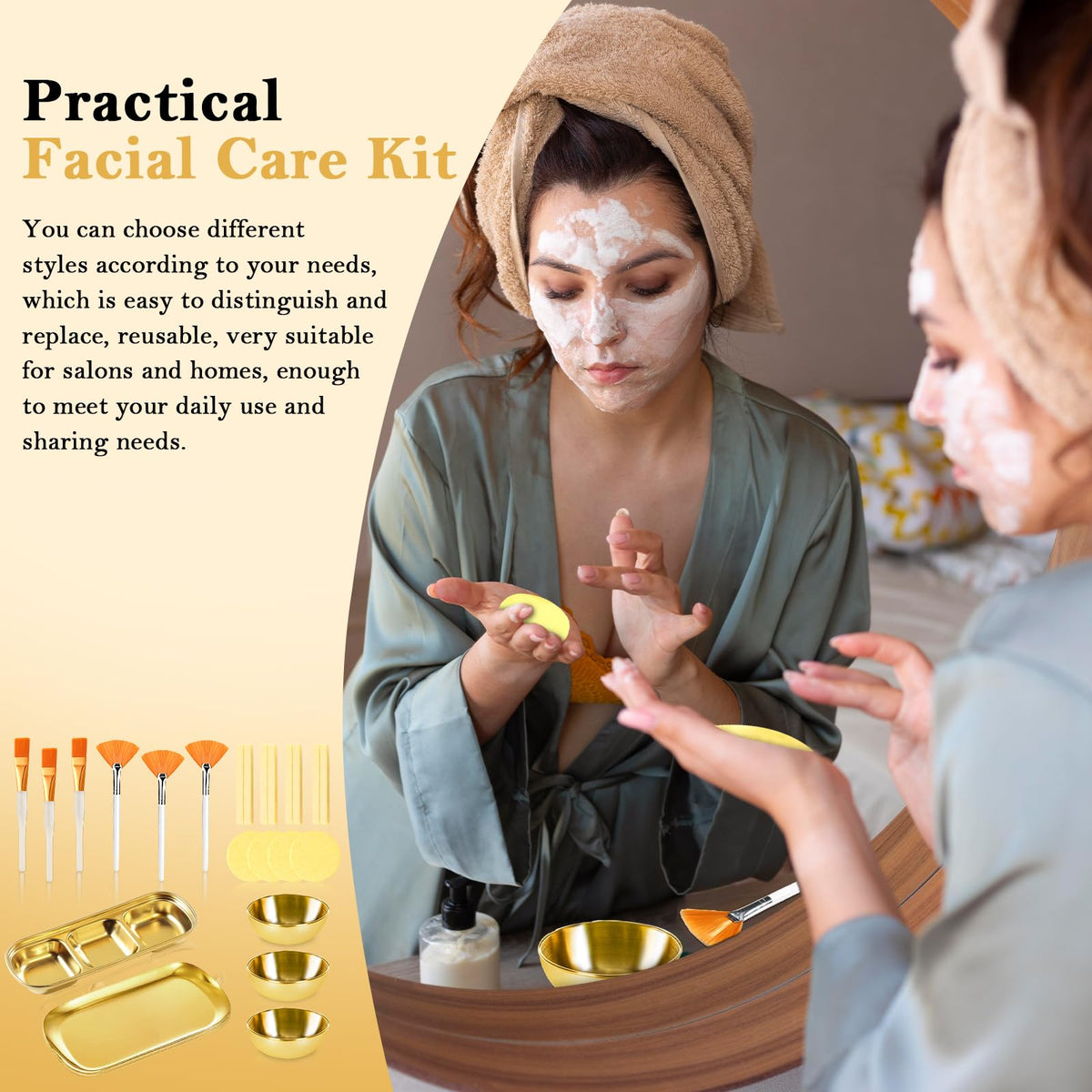DLUGOPIS treatment table setup showing professional salon-ready presentation