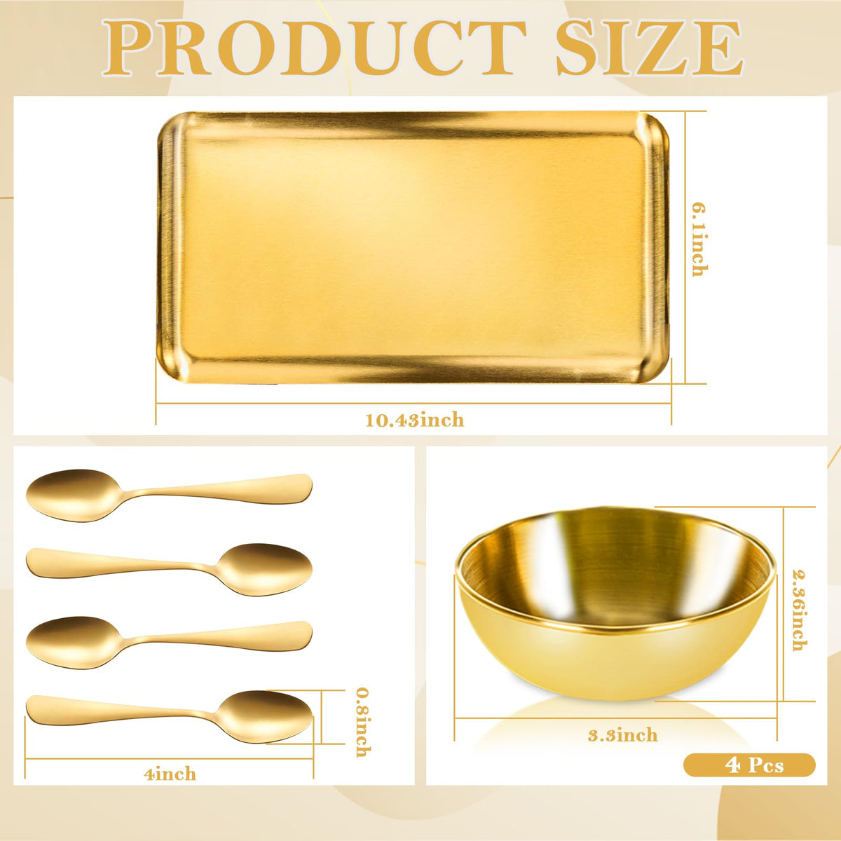 DLUGOPIS stainless steel mixing bowls top-down view for neat portioning