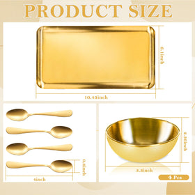 DLUGOPIS stainless steel mixing bowls top-down view for neat portioning