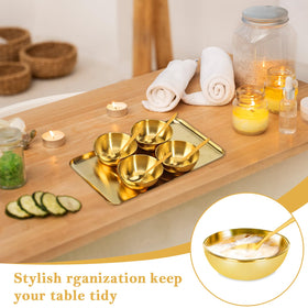 DLUGOPIS tray styled with bowls and spoons showcasing tidy treatment setup