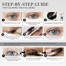 DLUX PROFESSIONAL before and after model showing natural fuller brows
