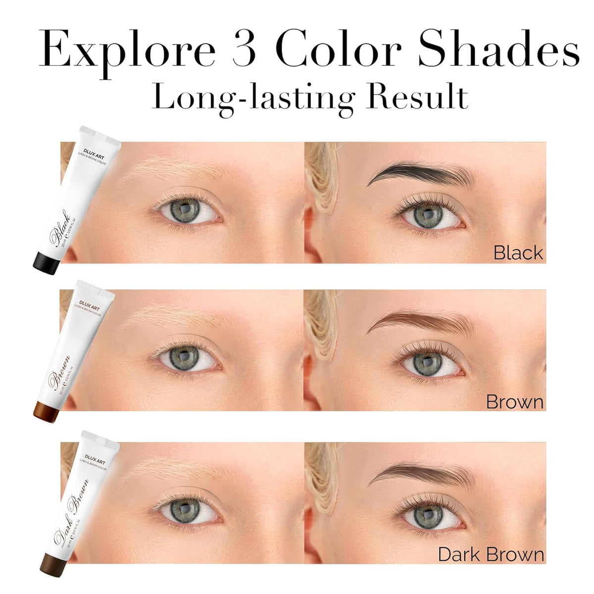 DLUX PROFESSIONAL cream texture close-up demonstrating smooth blendability