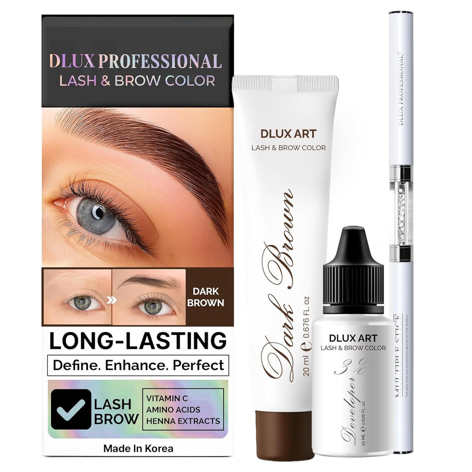 DLUX PROFESSIONAL front packaging showing kit contents and benefits