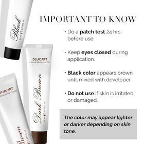 DLUX PROFESSIONAL packaging box with clear instructions for fast use