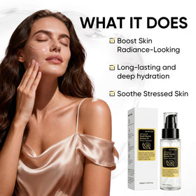 DLWUEN application on hand showing absorption and quick non-greasy finish benefit