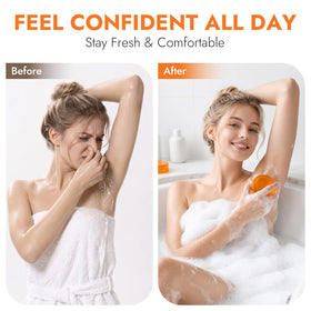 DLWUEN persimmon soap placed on bathroom shelf for a fresh routine setting