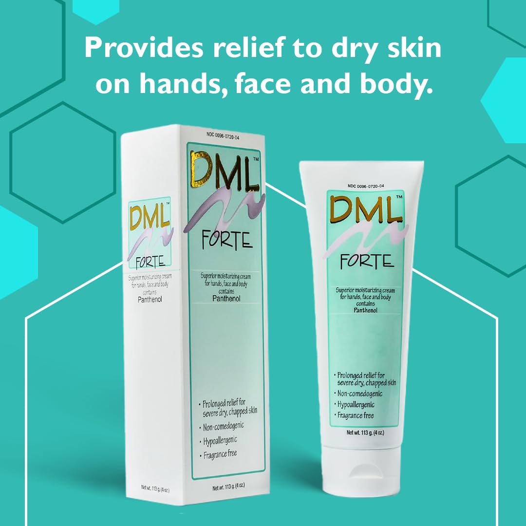 DML Forte on bathroom shelf lifestyle shot suggesting daily routine hydration benefit