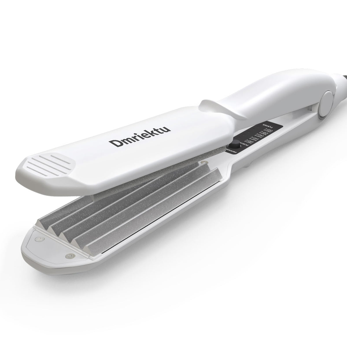 Dmriektu front view shows compact crimper and benefits quick styling