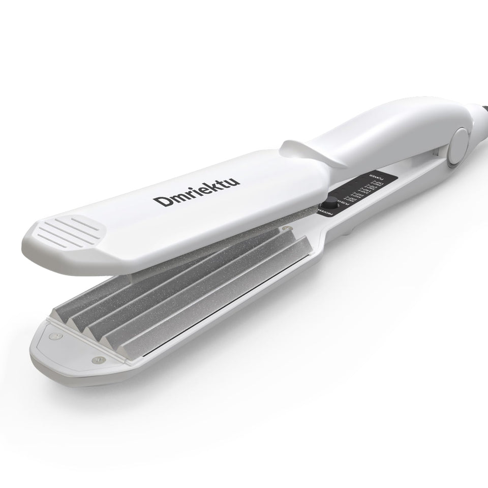 Dmriektu front view shows compact crimper and benefits quick styling