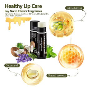 Dmsky close-up of balm texture highlighting beeswax and smooth application benefits