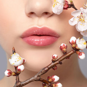 Dmsky close-up of balm surface highlighting smooth, non-waxy texture