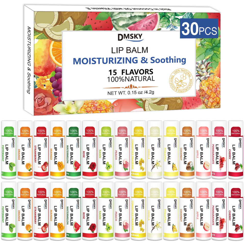 DMSKY front packaging of 30-pack showing variety and value