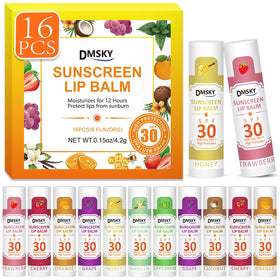 Dmsky front packaging showing 16 tubes and flavor labels for easy selection and sharing