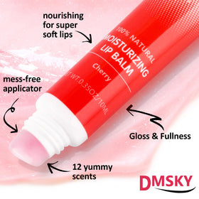 Dmsky model applying gloss demonstrating quick, glossy finish