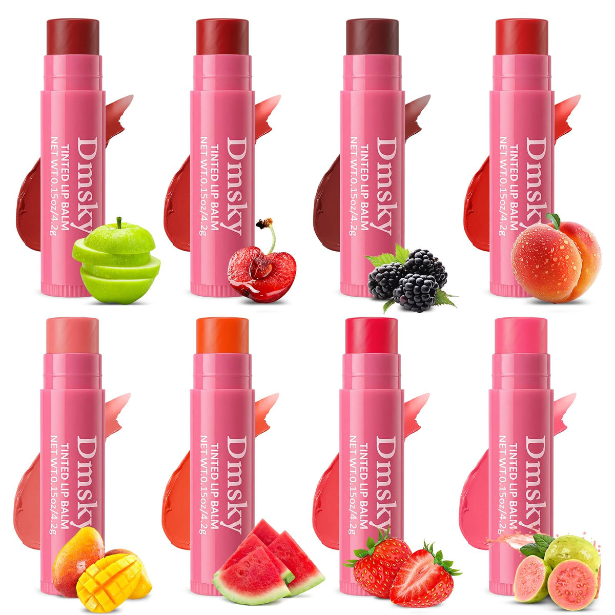 Dmsky open stick close-up illustrating smooth glide and moisturizing finish