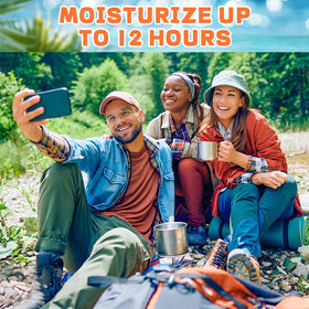 Dmsky tubes in a travel bag illustrating portability and on-the-go sun protection