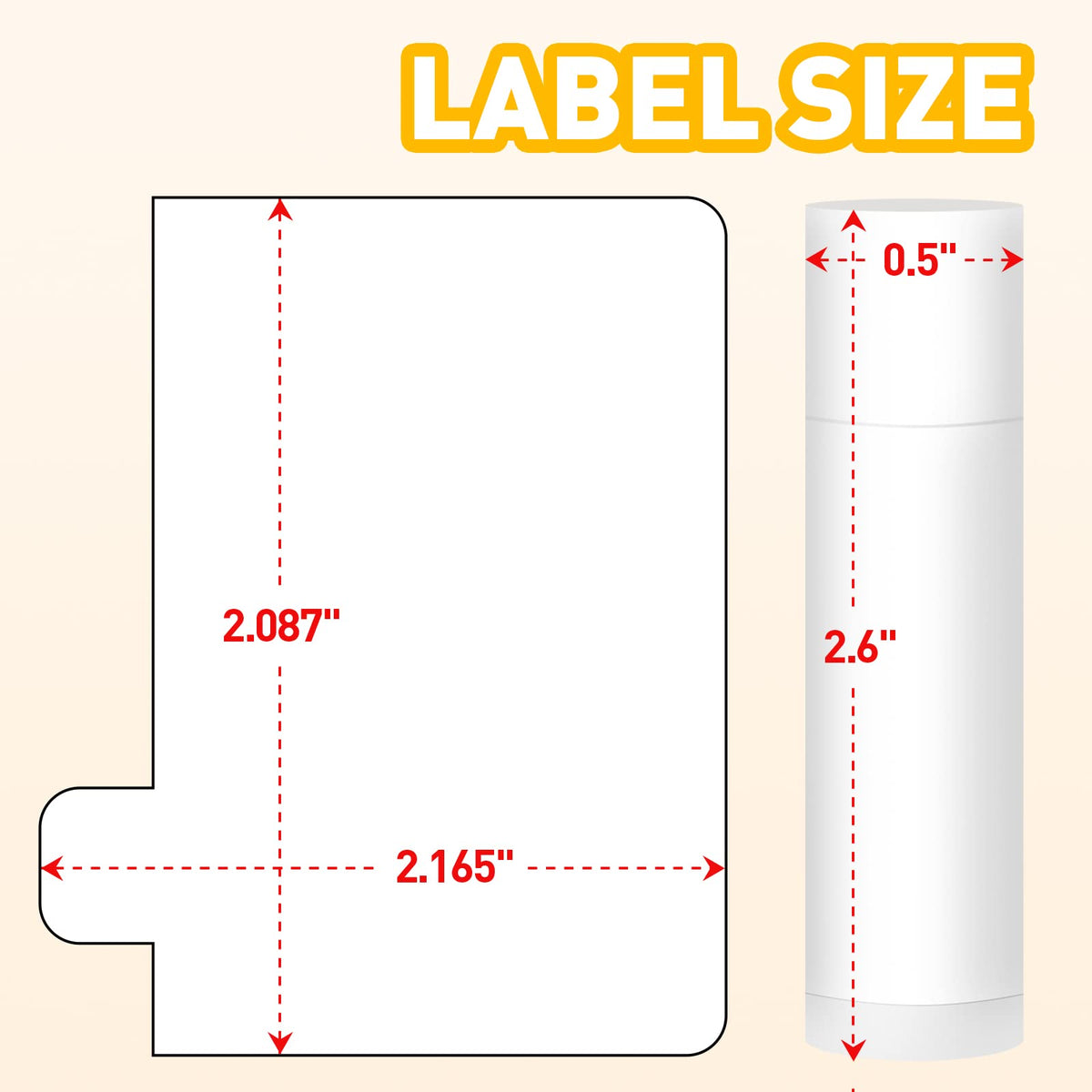 DMSKY close-up tube label detail for easy flavor identification