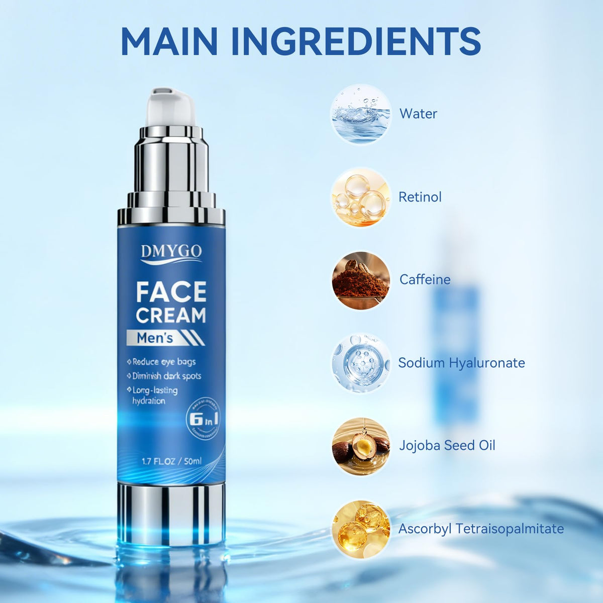 DMYGO cream on hands showing fast absorption and non-greasy feel