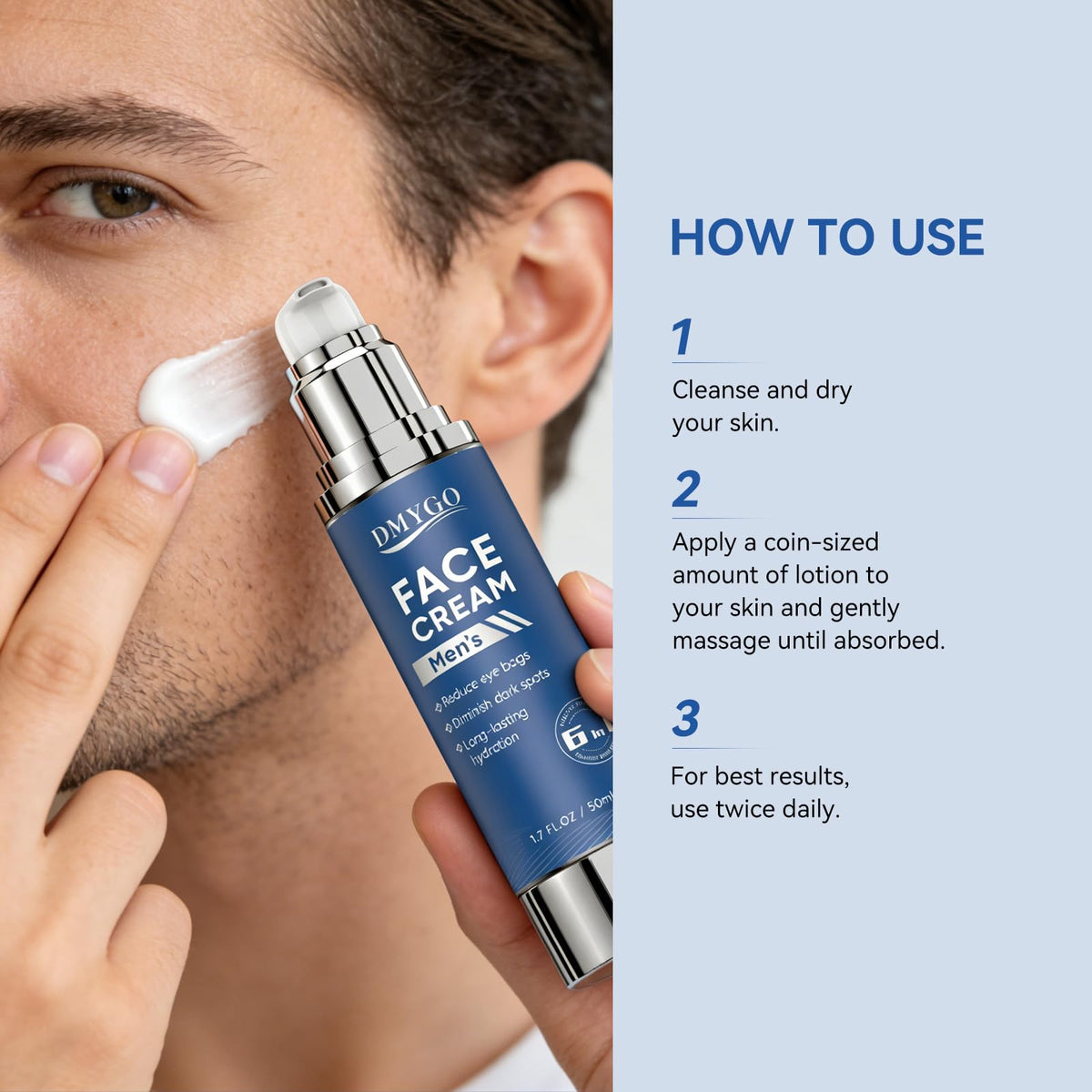DMYGO in bathroom morning routine supports quick daily grooming