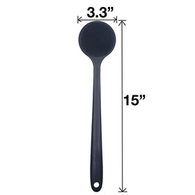 DNC long handle grip for secure hold and extended reach in the shower