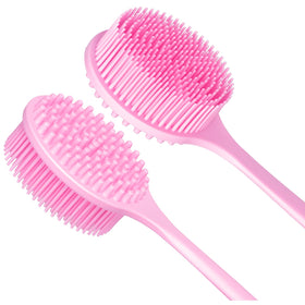 DNC closeup of silicone bristles texture for gentle cleansing benefit