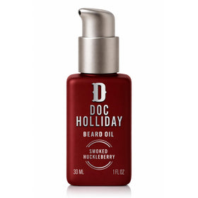 DOC HOLLIDAY front packaging showing smoked huckleberry scent and benefits