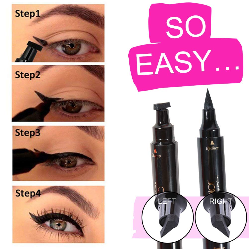 docolor double-ended pen displaying stamp and liquid liner for precision