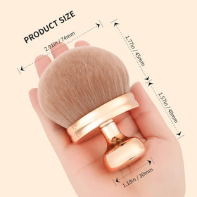 docolor rose-gold handle held securely, ergonomic control