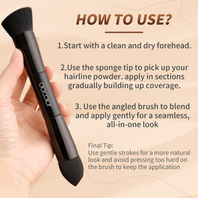 docolor scale next to coin conveys portable size for on-the-go grooming