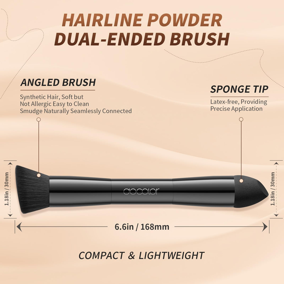 docolor sponge tip closeup demonstrates precise application for small areas