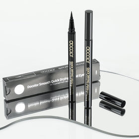 docolor eyeliner tucked in a makeup pouch for travel-ready convenience