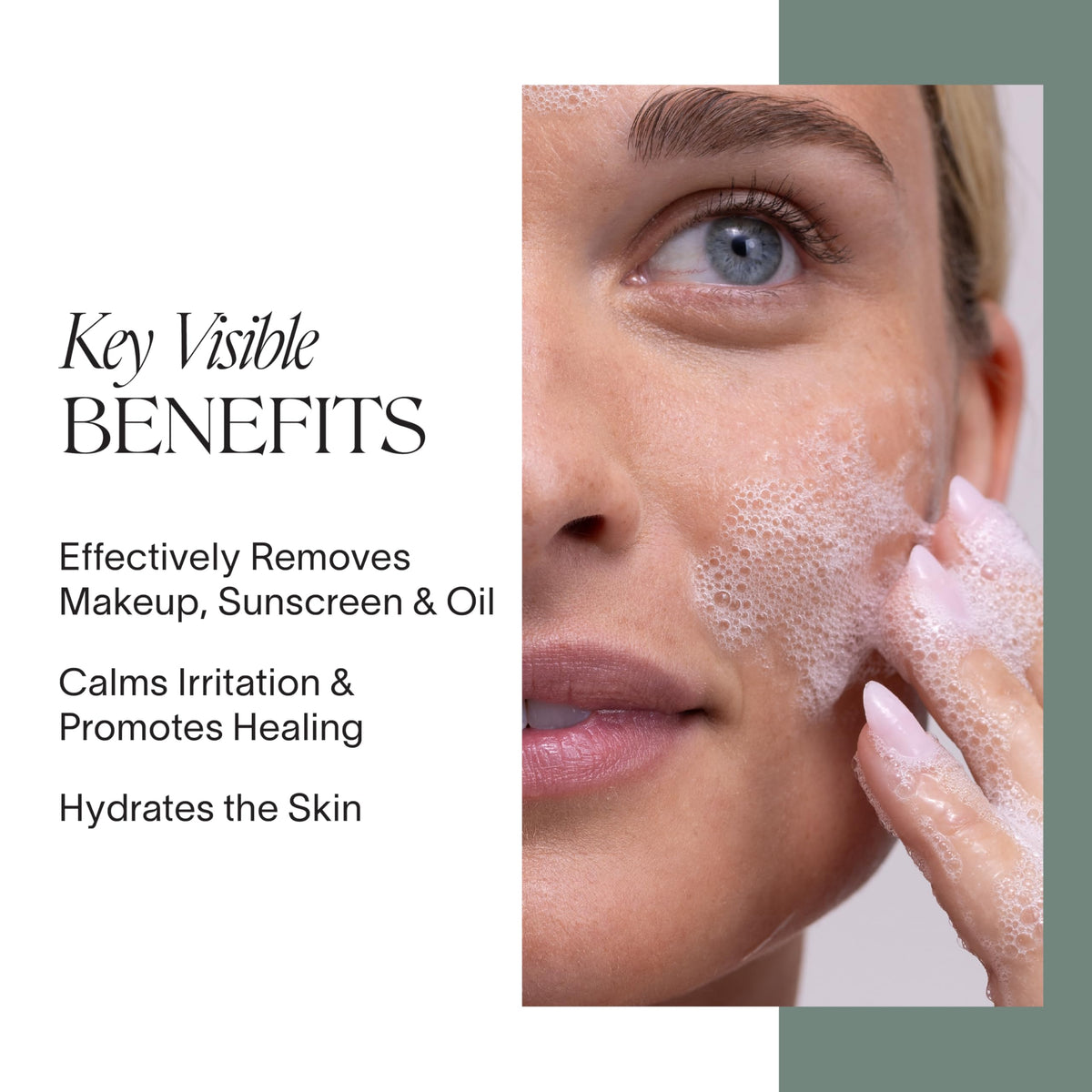 Doctor Rogers gel texture close-up highlighting hydrating, non-stripping consistency