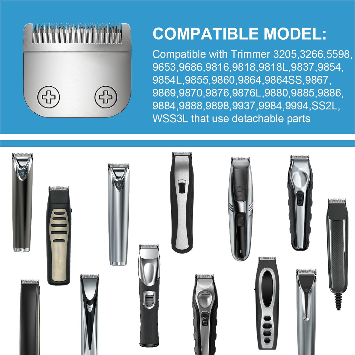 DODAER side profile mounted on trimmer, illustrating stable fit and smooth operation