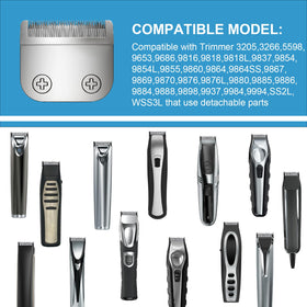 DODAER side profile mounted on trimmer, illustrating stable fit and smooth operation